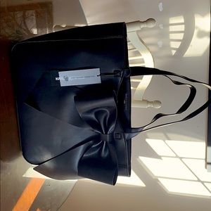 Karl Lagerfeld black tote NWT, perfect condition